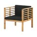 Beliani Conjunto de jardín Madera de acacia PACIFIC Beliani Conjunto de jardín Madera de acacia PACIFIC Marrón