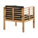 Beliani Conjunto de jardín Madera de acacia PACIFIC Beliani Conjunto de jardín Madera de acacia PACIFIC Marrón