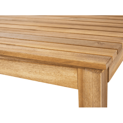 Conjunto de jardim com mesa 4 lugares PACIFIC Madeira de acácia Preto