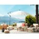 Beliani Conjunto de jardín Madera de acacia BARATTI Beliani Conjunto de jardín Madera de acacia BARATTI Beige