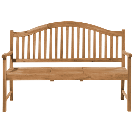 Banco de jardim HILO 150 cm Madeira de acácia Castanho