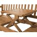 Beliani Banco Madera de acacia HILO Beliani Banco Madera de acacia HILO Marrón