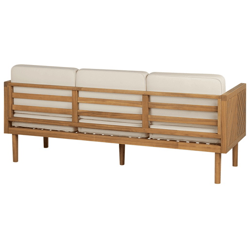 Beliani Conjunto lounge Madeira de acácia BARATTI