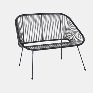 Banco de jardim ACAPULCO II 113 cm Preto