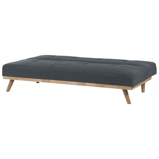 Sofá-cama FROYA Tecido Cinzento escuro 3 lugares