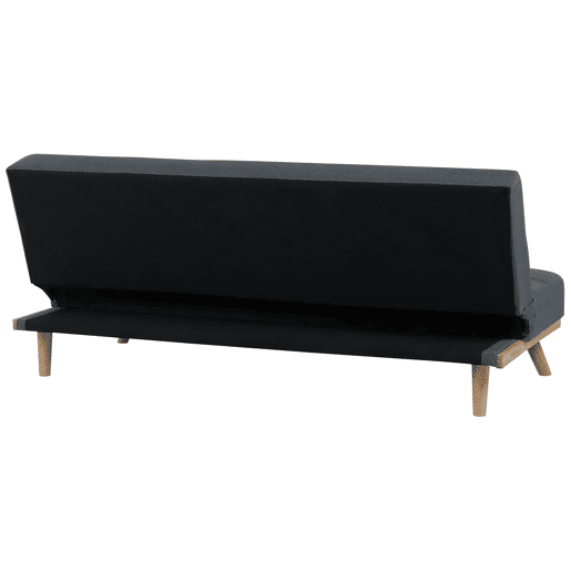 Sofá-cama FROYA Tecido Cinzento escuro 3 lugares