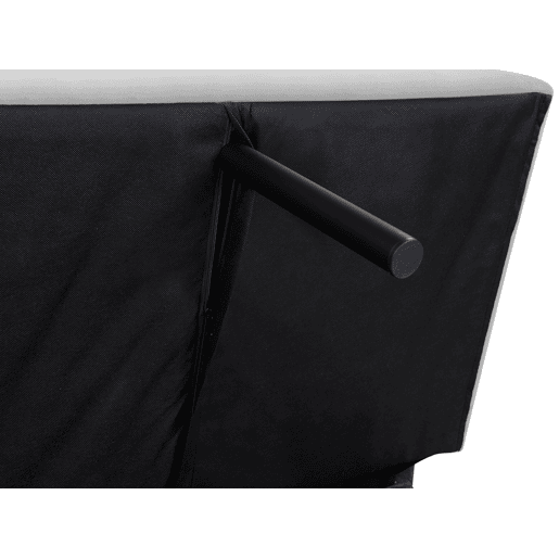 Sofá-cama SILJAN Tecido Cinzento claro Cinzento 3 lugares