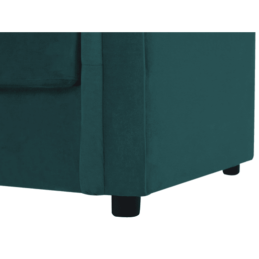 Sofá-cama CHESTERFIELD Veludo Verde esmeralda 3 lugares