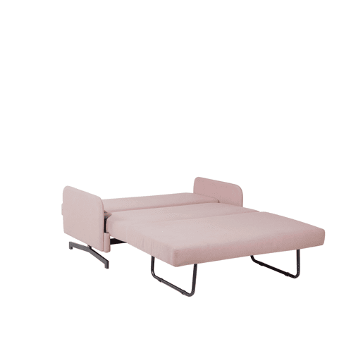 Sofá-cama BELFAST Tecido Rosa 2 lugares