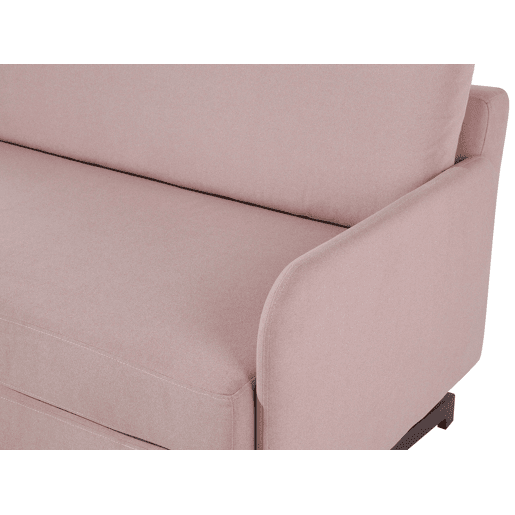 Sofá-cama BELFAST Tecido Rosa 2 lugares