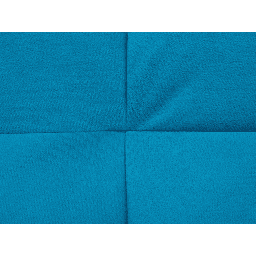 Sofá-cama SILJAN Tecido Azul turquesa 3 lugares