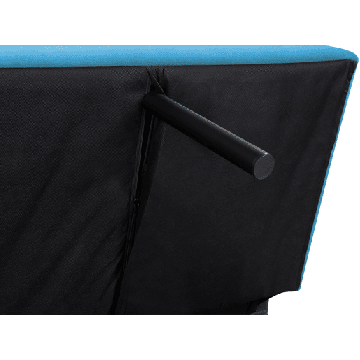 Sofá-cama SILJAN Tecido Azul turquesa 3 lugares