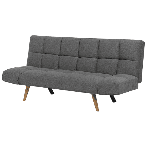 Sofá-cama INGARO Tecido Cinzento escuro 2 lugares
