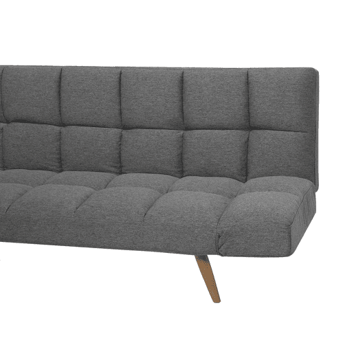 Sofá-cama INGARO Tecido Cinzento escuro 2 lugares