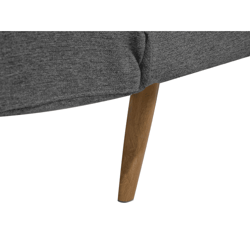 Sofá-cama INGARO Tecido Cinzento escuro 2 lugares