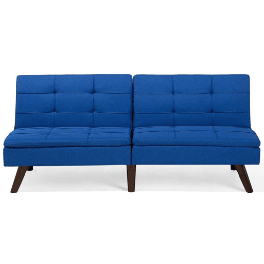 Sofá-cama RONNE Tecido Azul marinho 3 lugares