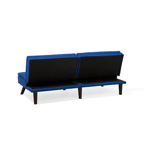 Sofá-cama RONNE Tecido Azul marinho 3 lugares