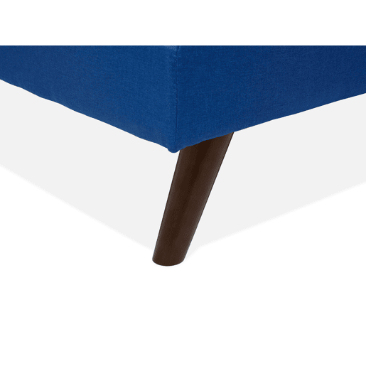Sofá-cama RONNE Tecido Azul marinho 3 lugares