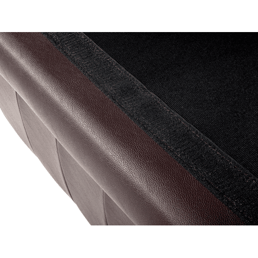 Sofá CHESTERFIELD Pele Castanho 3 lugares