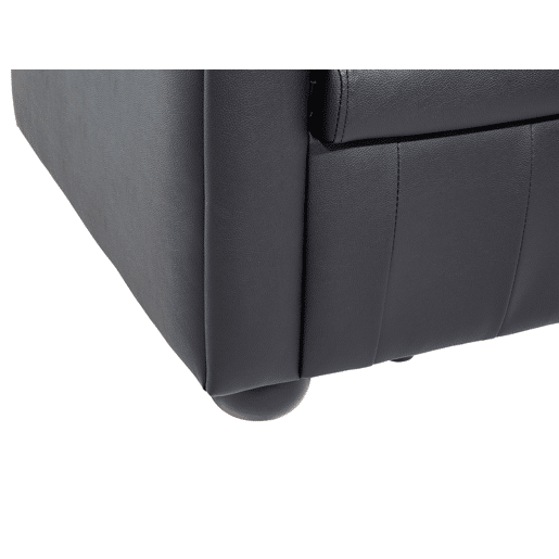 Sofá CHESTERFIELD Pele Preto 3 lugares Sofá CHESTERFIELD Pele Preto 3 lugares