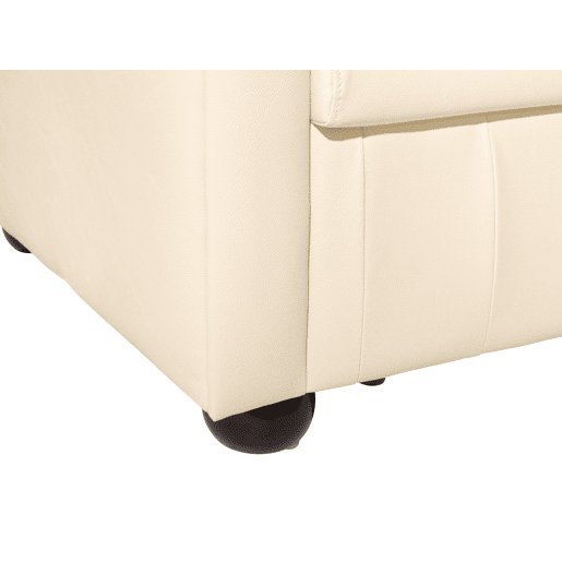 Sofá CHESTERFIELD Pele Creme 3 lugares