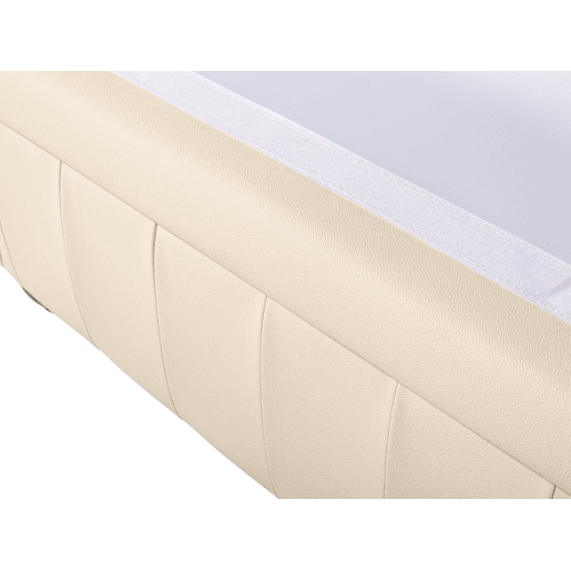 Sofá CHESTERFIELD Pele Creme 3 lugares