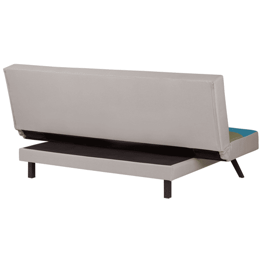 Sofá-cama LEEDS Tecido Multicolor 3 lugares