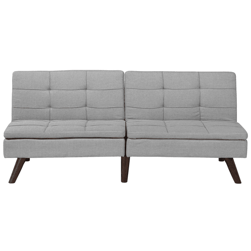Sofá-cama RONNE Tecido Cinzento claro 3 lugares