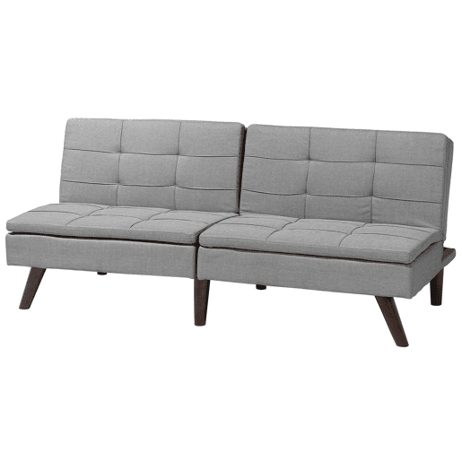Sofá-cama RONNE Tecido Cinzento claro 3 lugares