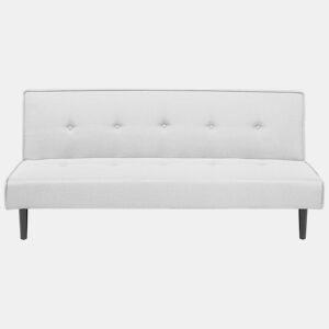Sofá-cama VISBY Tecido Cinzento claro 3 lugares