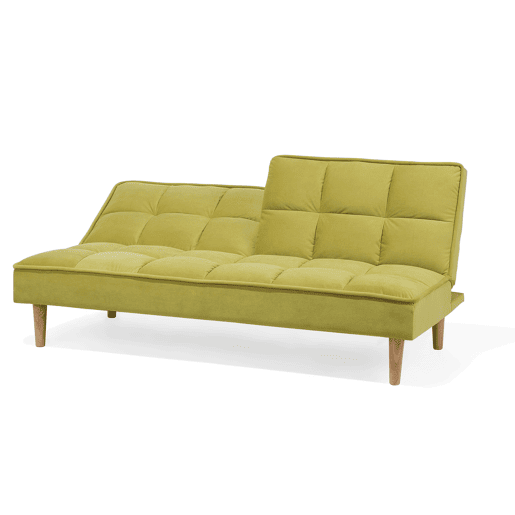 Sofá-cama SILJAN Tecido Verde-oliva 3 lugares