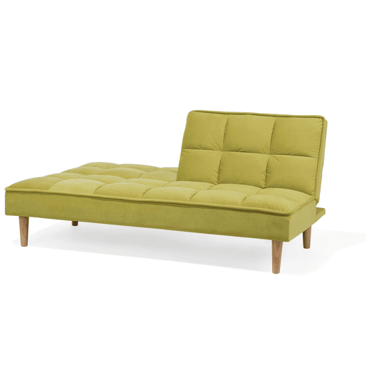 Sofá-cama SILJAN Tecido Verde-oliva 3 lugares