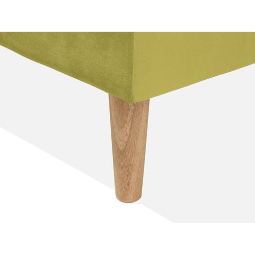 Sofá-cama SILJAN Tecido Verde-oliva 3 lugares