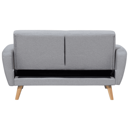 Sofá-cama FLORLI Tecido Cinzento claro 2 lugares