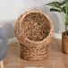 Cama para Gato hoja de plátano, alambre de metal PawHut Cama para Gato hoja de plátano, alambre de metal PawHut Marrón