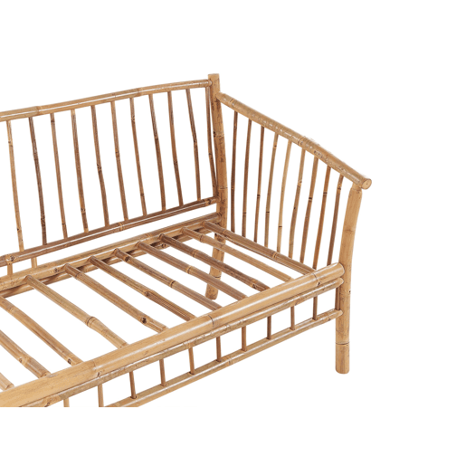 Beliani Conjunto lounge Madeira de bambu MAGGIORE Beliani Conjunto lounge Madeira de bambu MAGGIORE