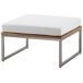 Beliani Conjunto de jardín Madera de acacia BERMUDA Beliani Conjunto de jardín Madera de acacia BERMUDA Blanco/ Beige