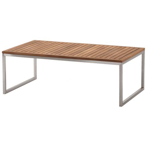 Conjunto de jardim com mesa 4 lugares BERMUDA Madeira de acácia Castanho