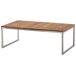 Beliani Conjunto de jardín Madera de acacia BERMUDA Beliani Conjunto de jardín Madera de acacia BERMUDA Blanco/ Beige