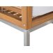 Beliani Conjunto de jardín Madera de acacia BERMUDA Beliani Conjunto de jardín Madera de acacia BERMUDA Blanco/ Beige