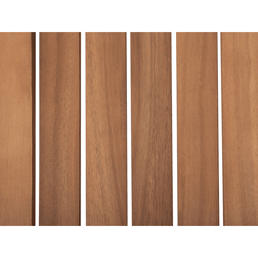 Conjunto de jardim com mesa 4 lugares BERMUDA Madeira de acácia Castanho