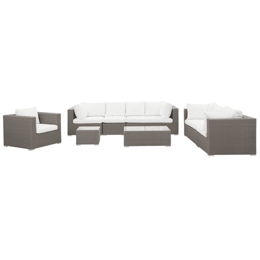 Beliani Conjunto lounge Ratan sintético MAESTRO