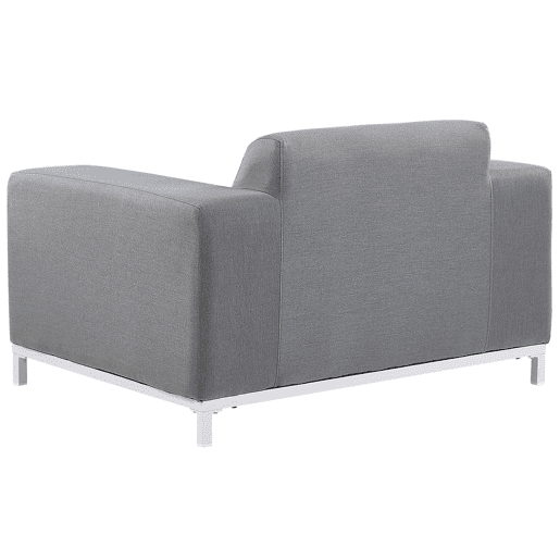 Conjunto de jardim com mesa 5 lugares ROVIGO Cinzento
