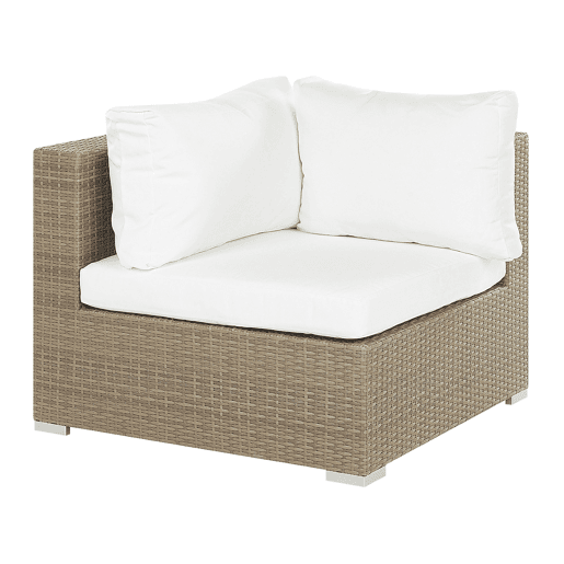 Conjunto de jardim com mesa 8 lugares MAESTRO Castanho claro