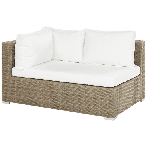 Conjunto de jardim com mesa 8 lugares MAESTRO Castanho claro