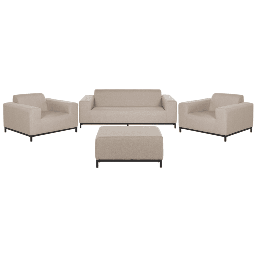 Conjunto de jardim com mesa 5 lugares ROVIGO Creme