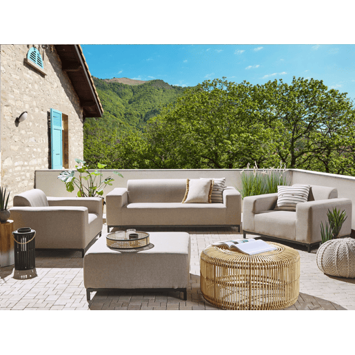 Conjunto de jardim com mesa 5 lugares ROVIGO Creme