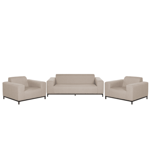 Conjunto de jardim com mesa 5 lugares ROVIGO Creme