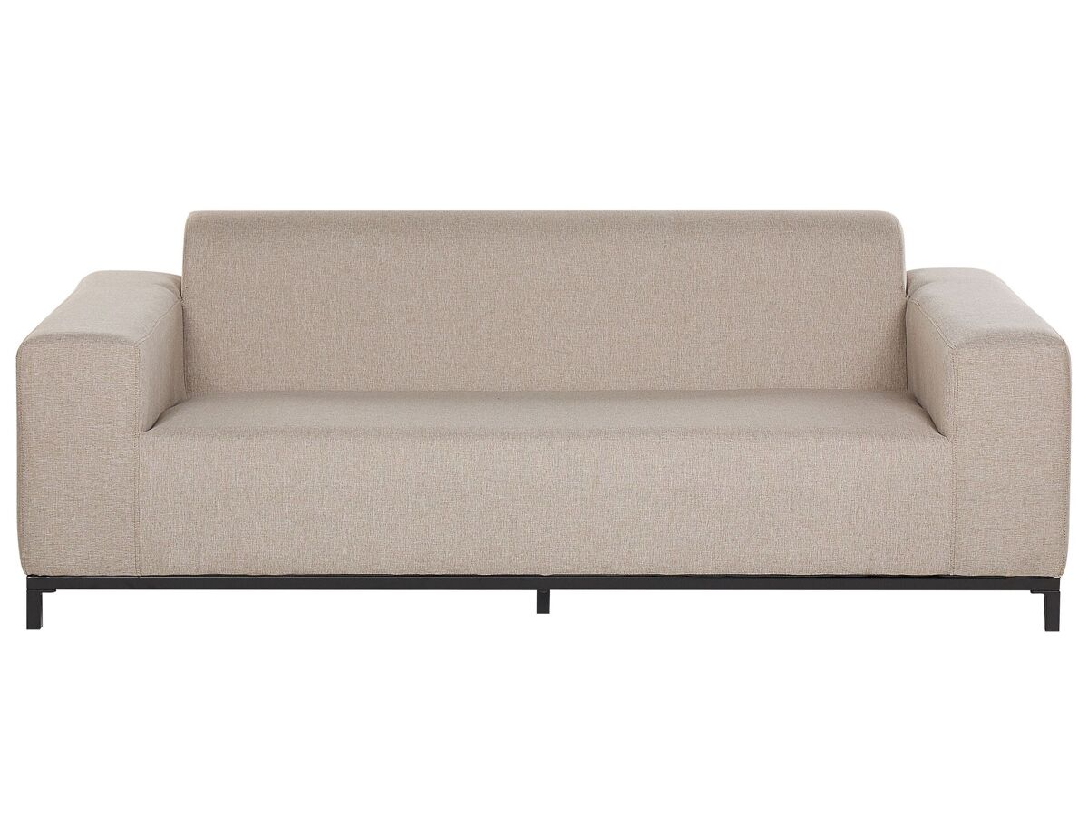 Beliani Sofá de jardín Poliéster ROVIGO Beige