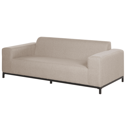 Sofá de jardim 3 lugares ROVIGO Creme
